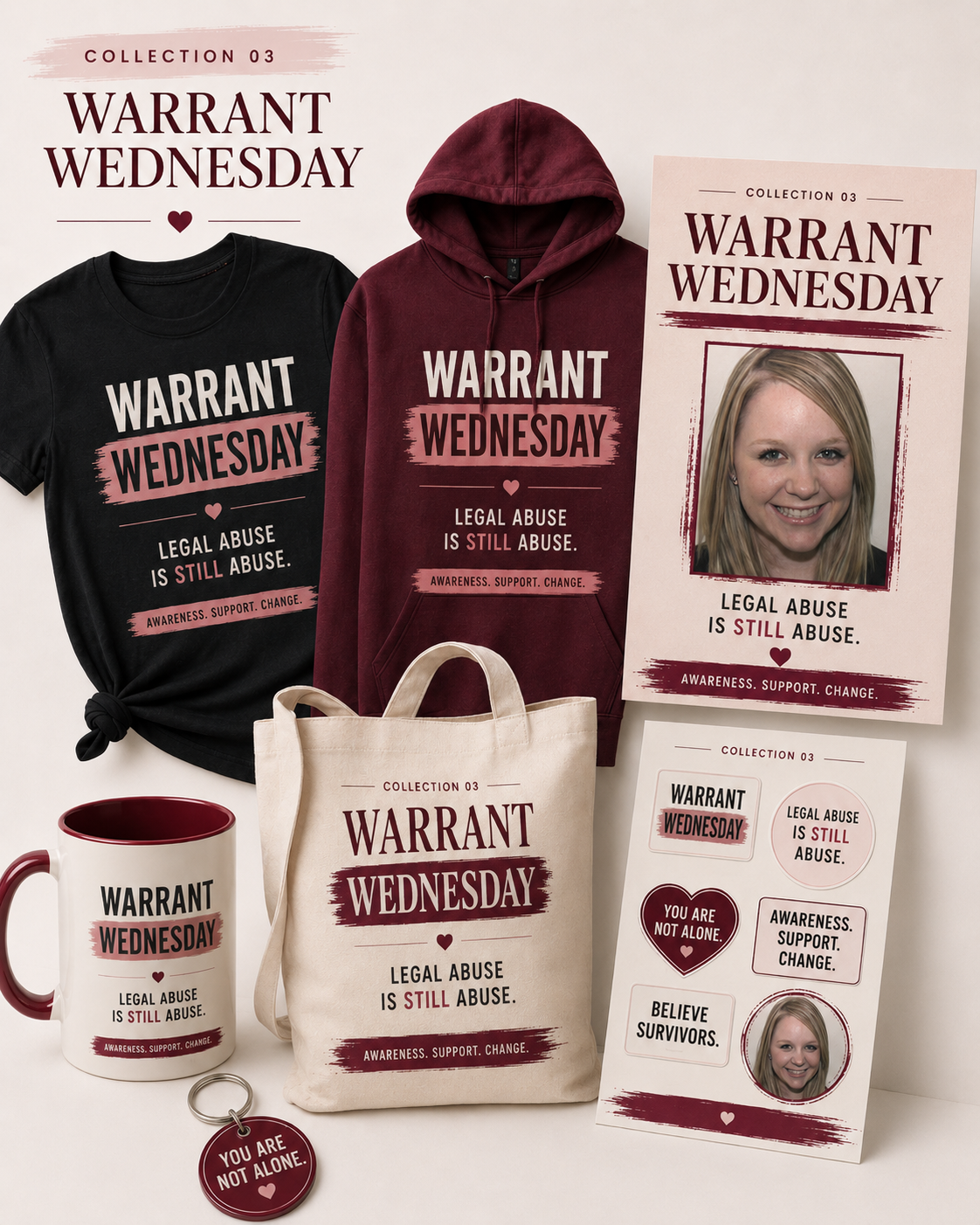 Warrant Wednesday — Bethany Ward Project merch collection 03